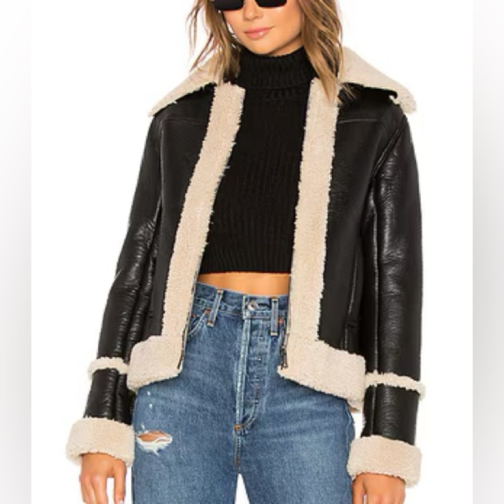 MOTHER The Boxy Moto Jacket